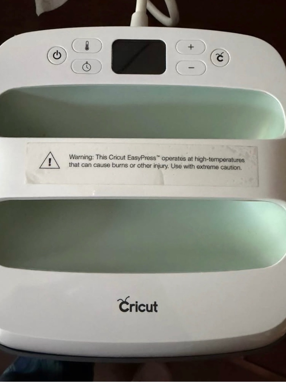 Cricut EasyPress Heat Press in White and Mint Green